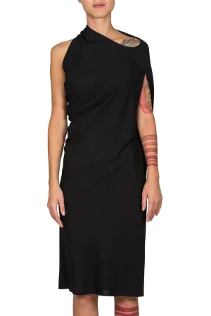 Asymmetric Neck Dress