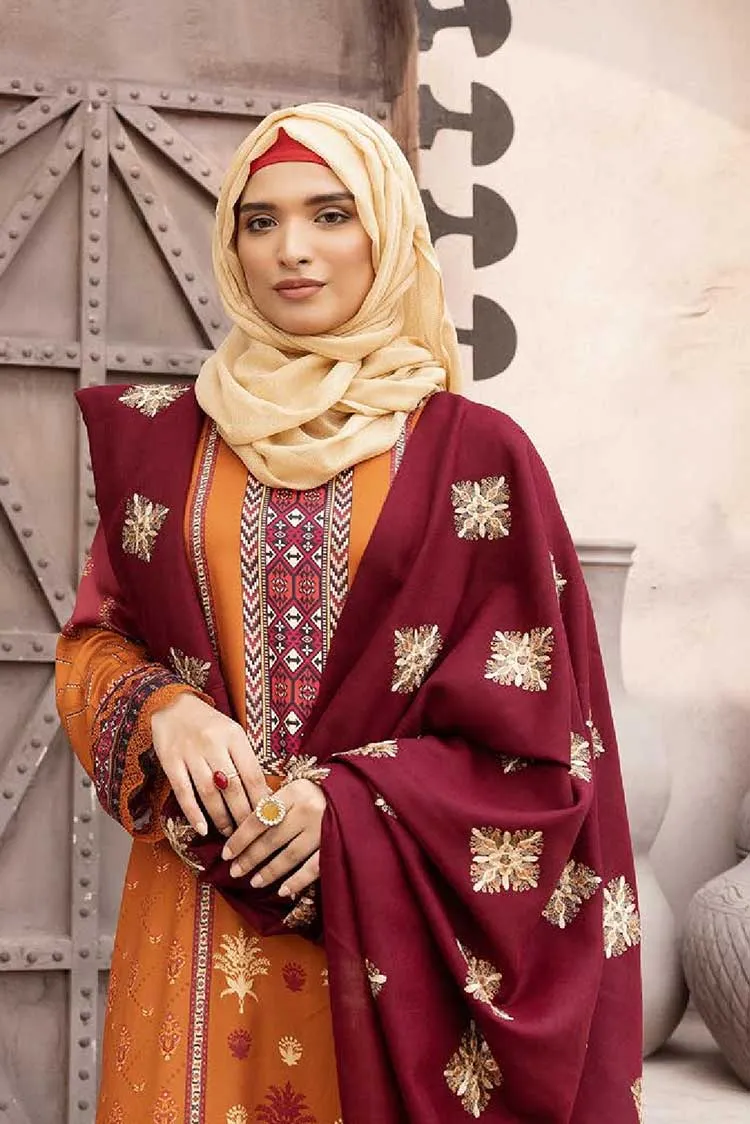 04 Gul e Zarki Cotton Satin Printed Collection Vol 3