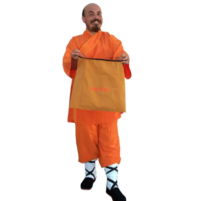 15% OFF Shaolin Style Warrior Monk Robes : Gray/Orange