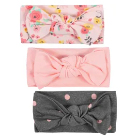 3-Pack Baby Girls Love You Headbands