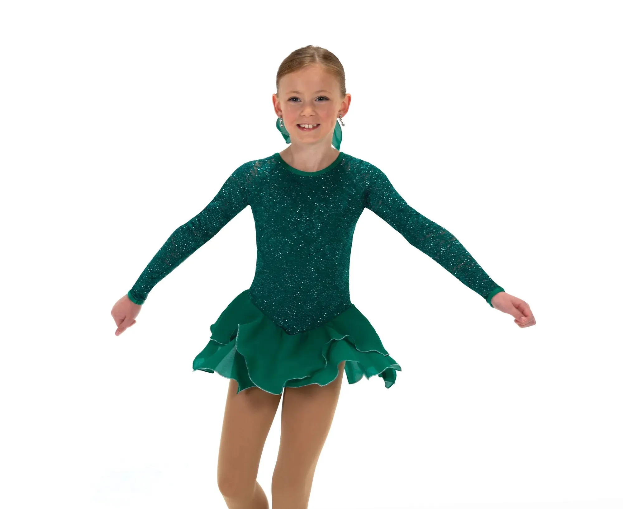 623 Figure Skating Tulip Lace Dress