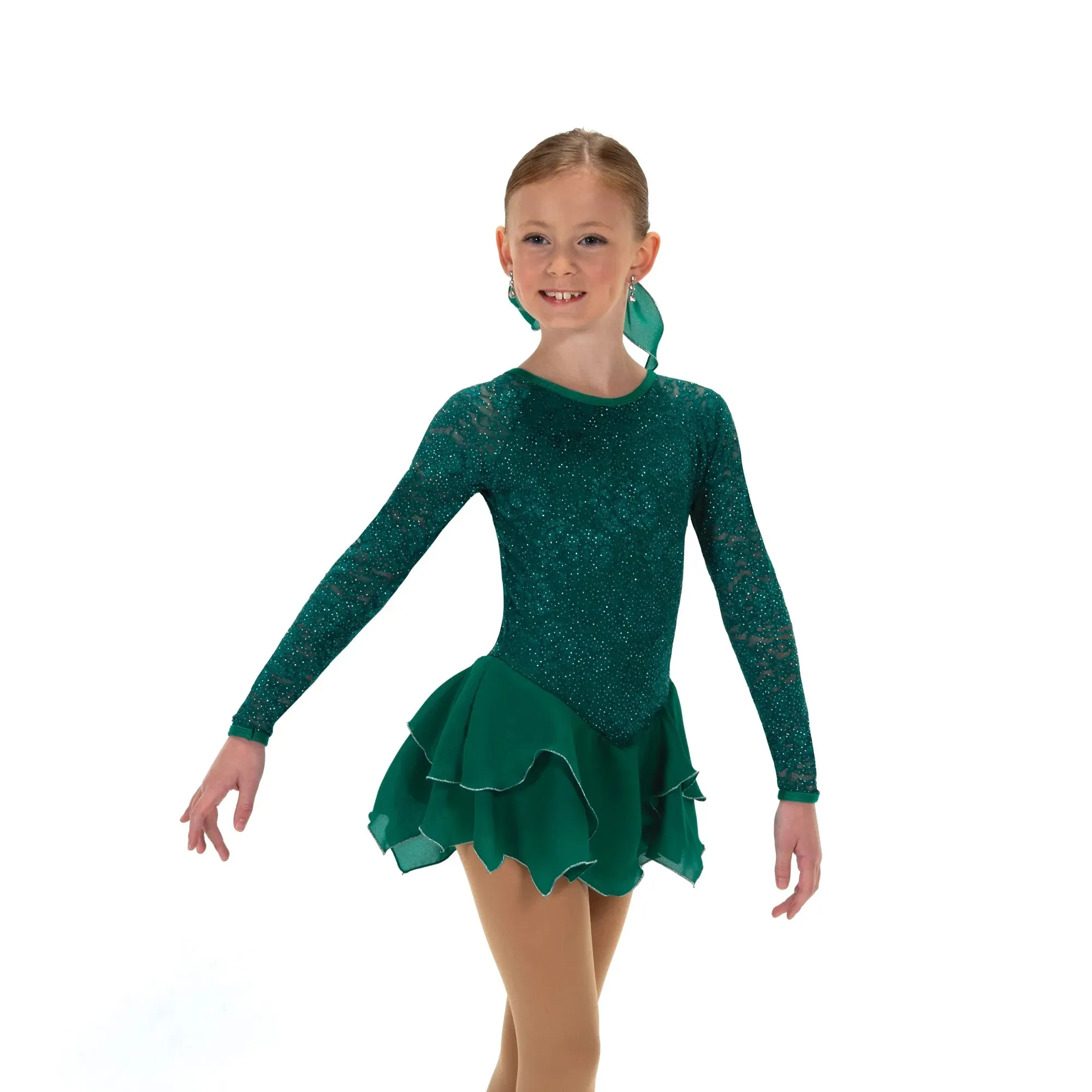 623 Figure Skating Tulip Lace Dress