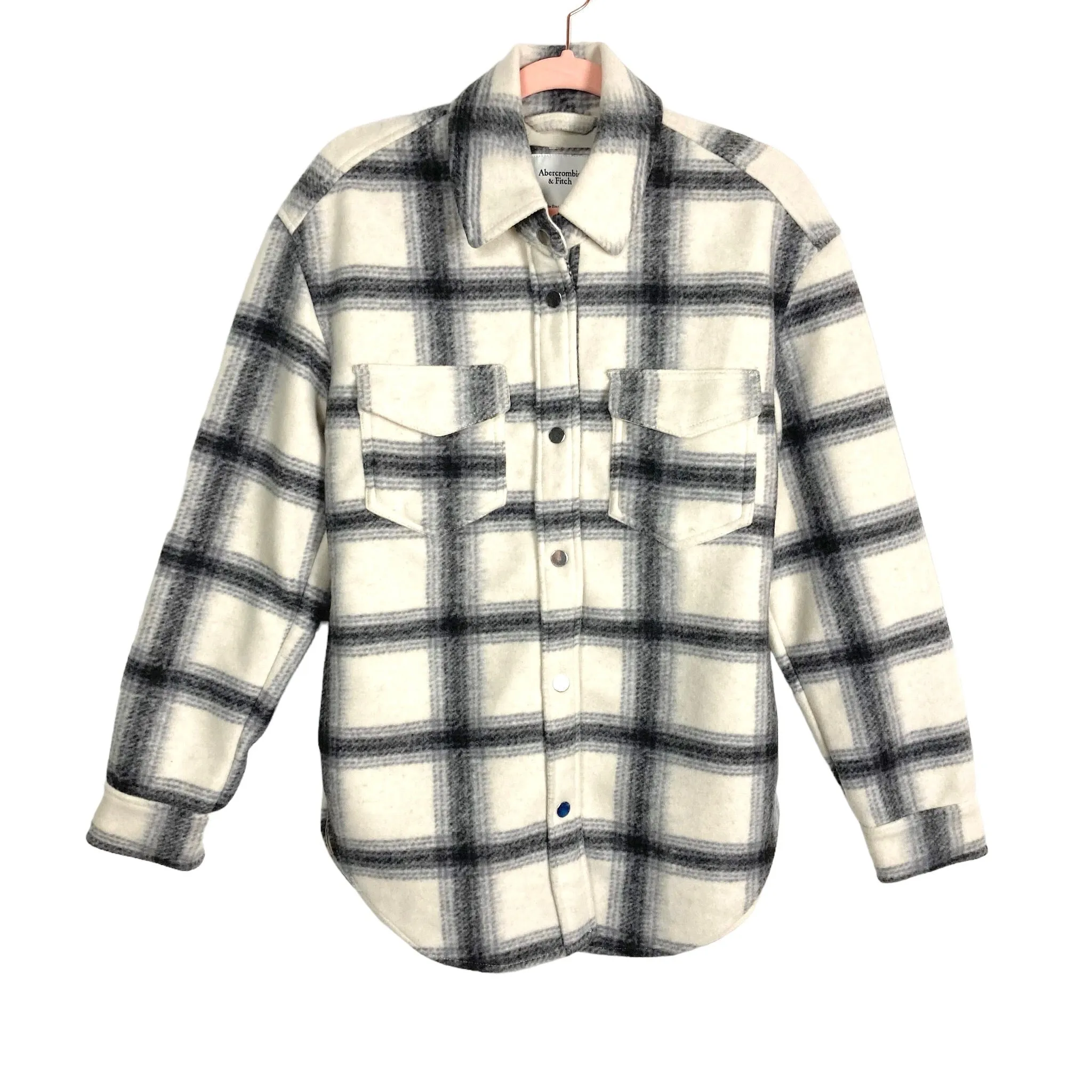 Abercrombie & Fitch Plaid Shacket NWT- Size S