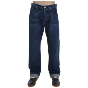 Acht Chic Baggy Loose Fit Blue Jeans for Men