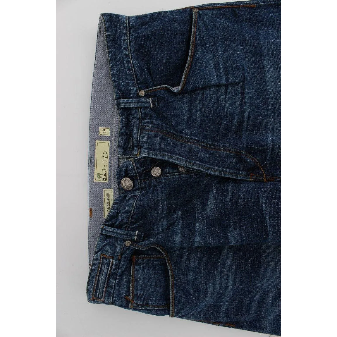 Acht Chic Baggy Loose Fit Blue Jeans for Men