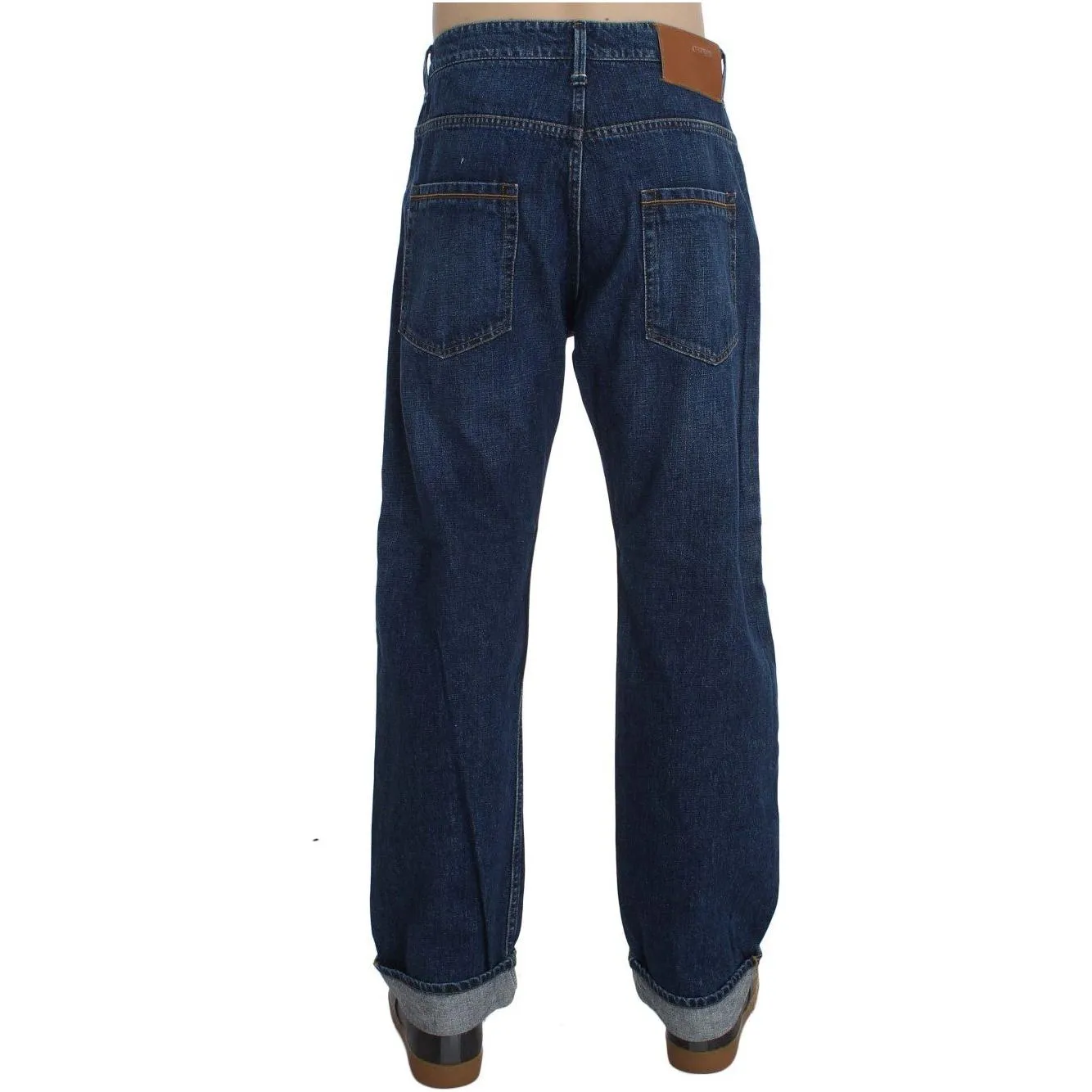 Acht Chic Baggy Loose Fit Blue Jeans for Men