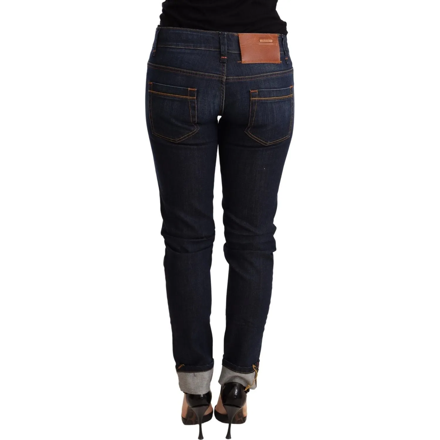 Acht Chic Dark Blue Skinny Jeans