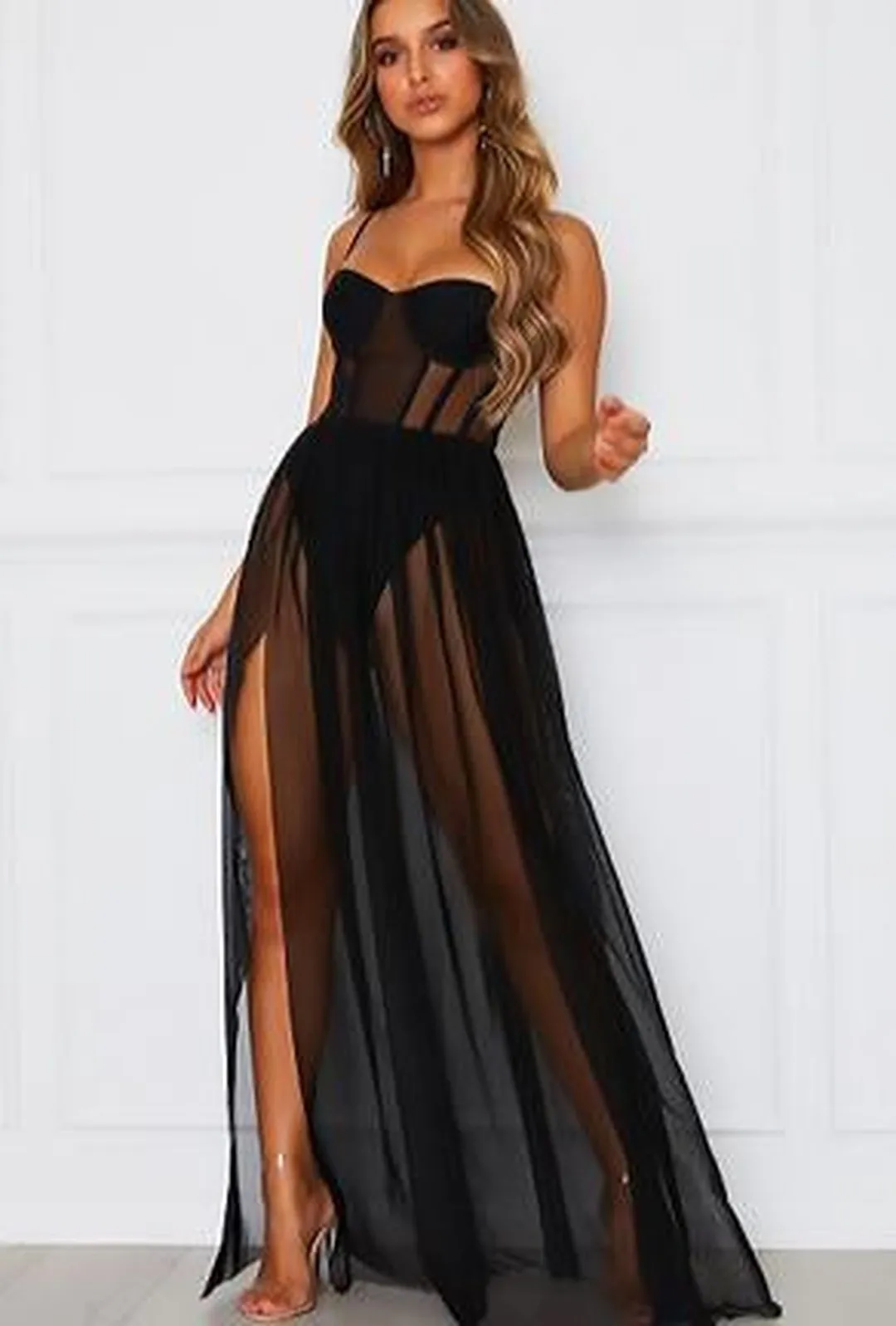 ALAA - MAXI LINGERIE DRESS