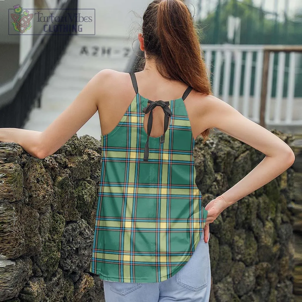 Alberta Province Canada Tartan Loose Halter Neck Camisole