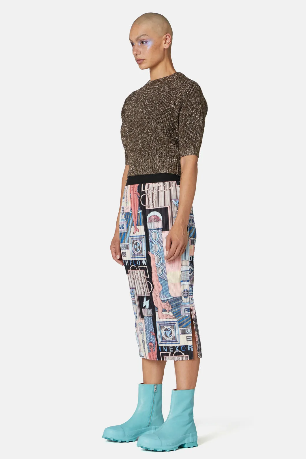 All The Way Alive Pleated Skirt