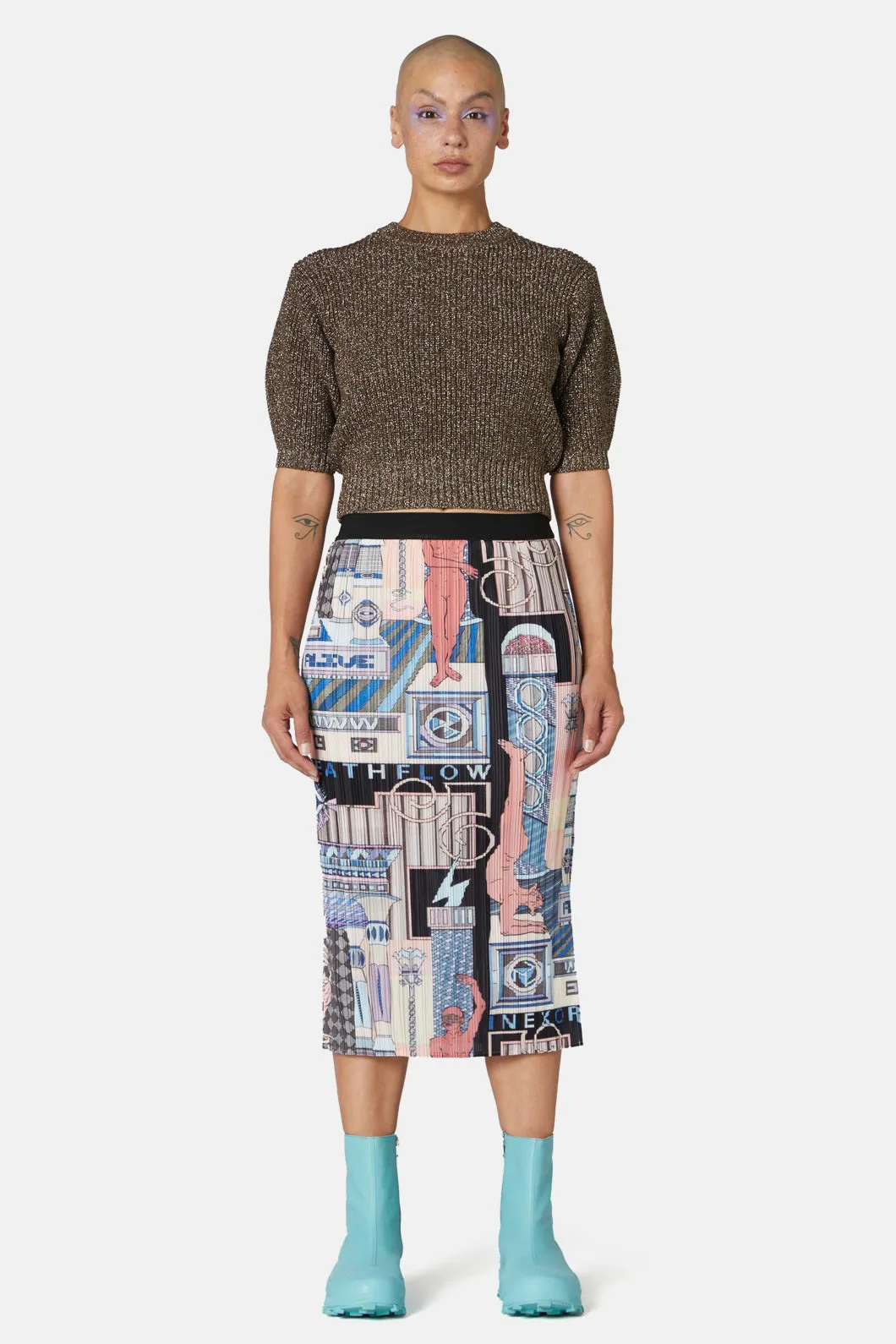 All The Way Alive Pleated Skirt