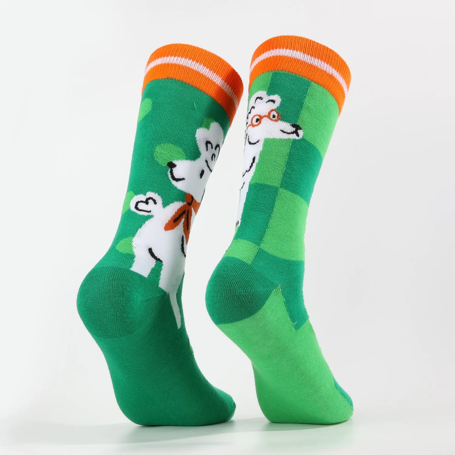 Alpaca Green Socks