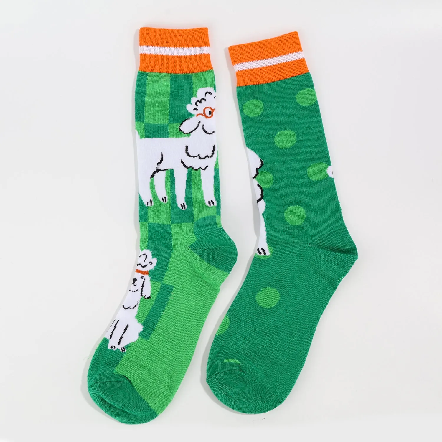 Alpaca Green Socks