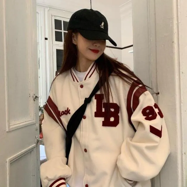 Amy Fashion - American Baseball Bomber Jacket