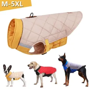 Anniepaw Waterproof Winter Dog Vest Jacket for Small to Large Dogs Warm Padded Coat for French Bulldog