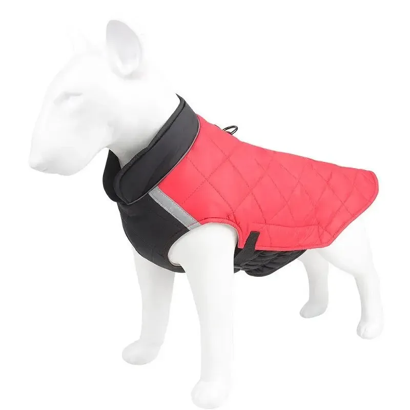 Anniepaw Waterproof Winter Dog Vest Jacket for Small to Large Dogs Warm Padded Coat for French Bulldog