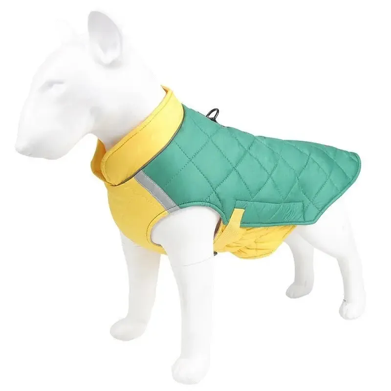 Anniepaw Waterproof Winter Dog Vest Jacket for Small to Large Dogs Warm Padded Coat for French Bulldog