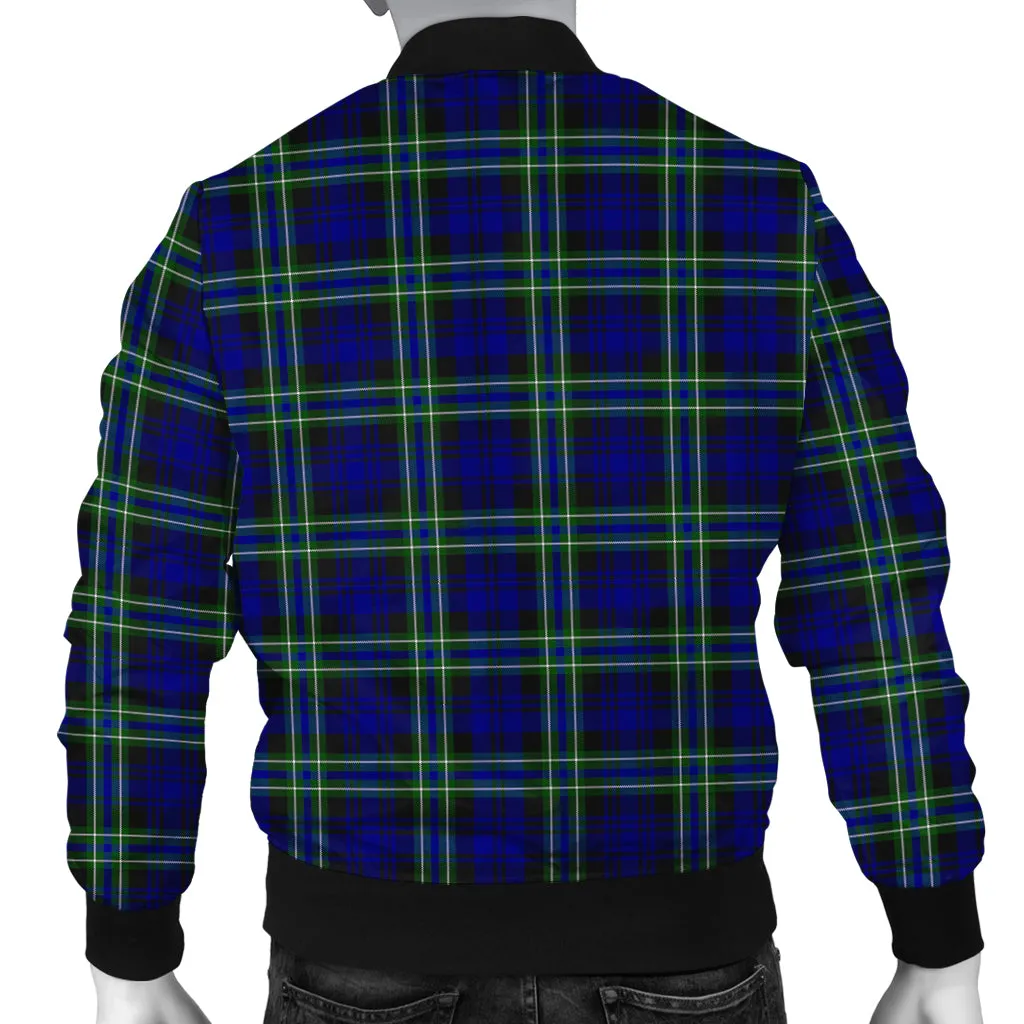 Arbuthnot Modern Tartan Bomber Jacket with Family Crest