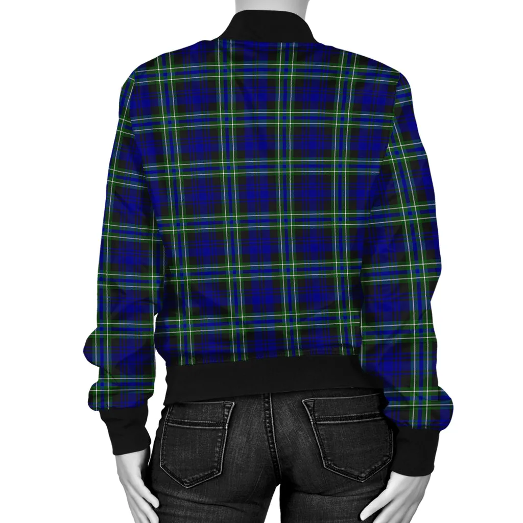 Arbuthnot Modern Tartan Bomber Jacket with Family Crest