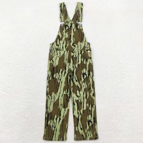 Baby Boys Kids Overalls Leaves Camo Denim Strap jumpsuits Overall P0534