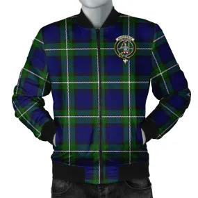 Bannerman Tartan Bomber Jacket with Family Crest