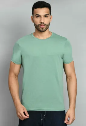 Basic Mint Green Smart Fit T-Shirt