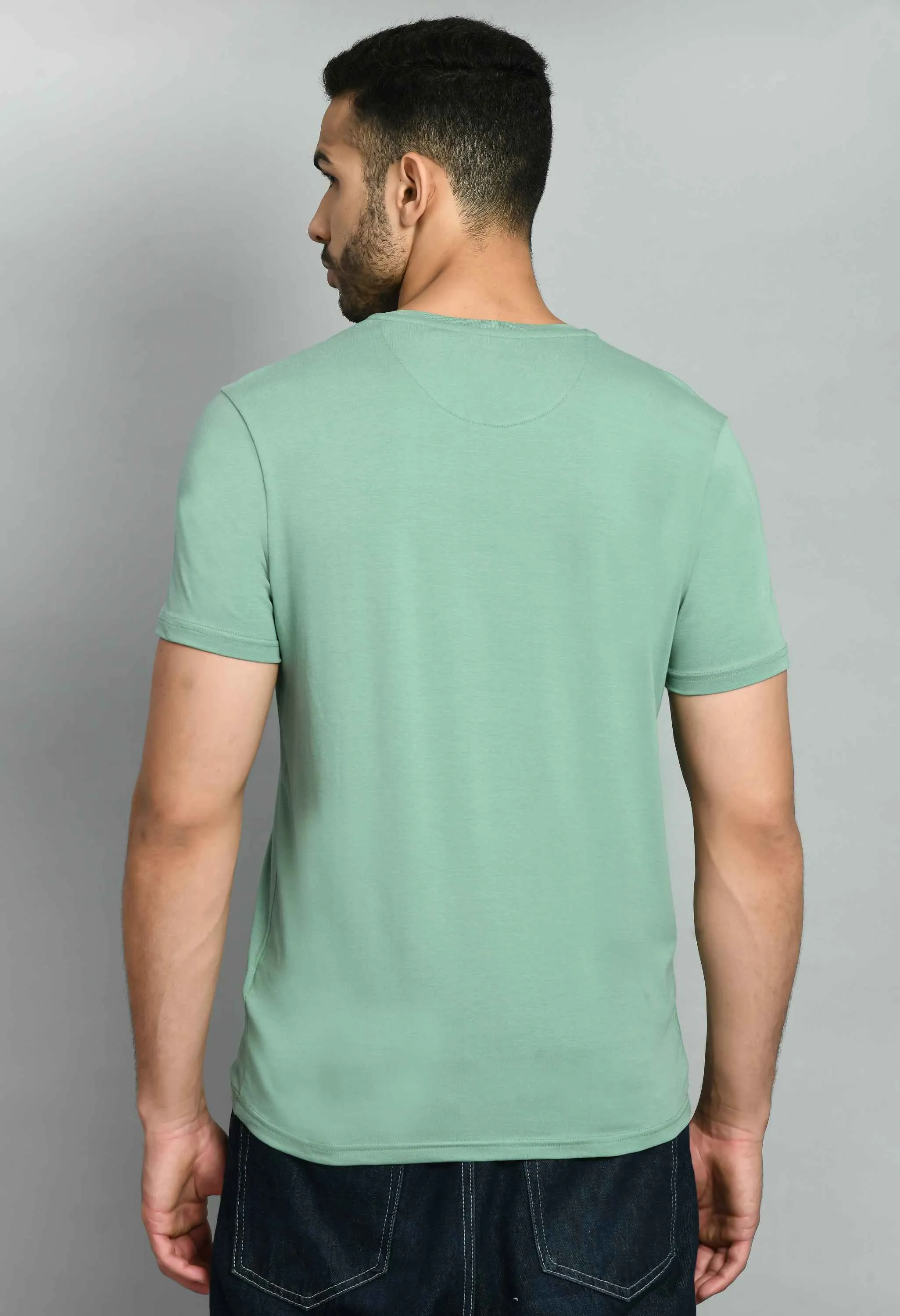 Basic Mint Green Smart Fit T-Shirt