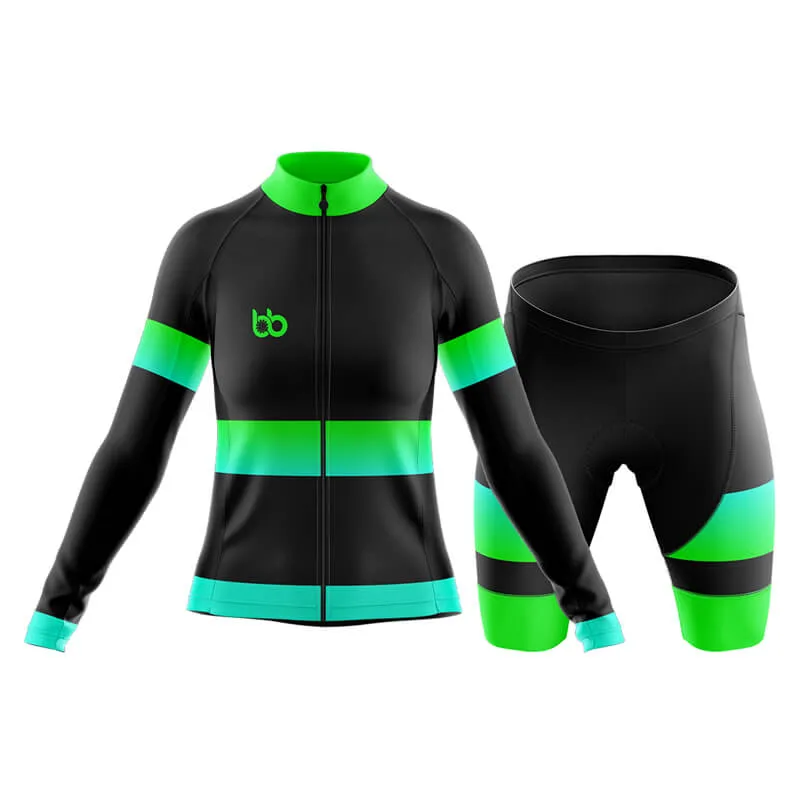 BB Gradient Club Cycling Kit (Green-Teal)