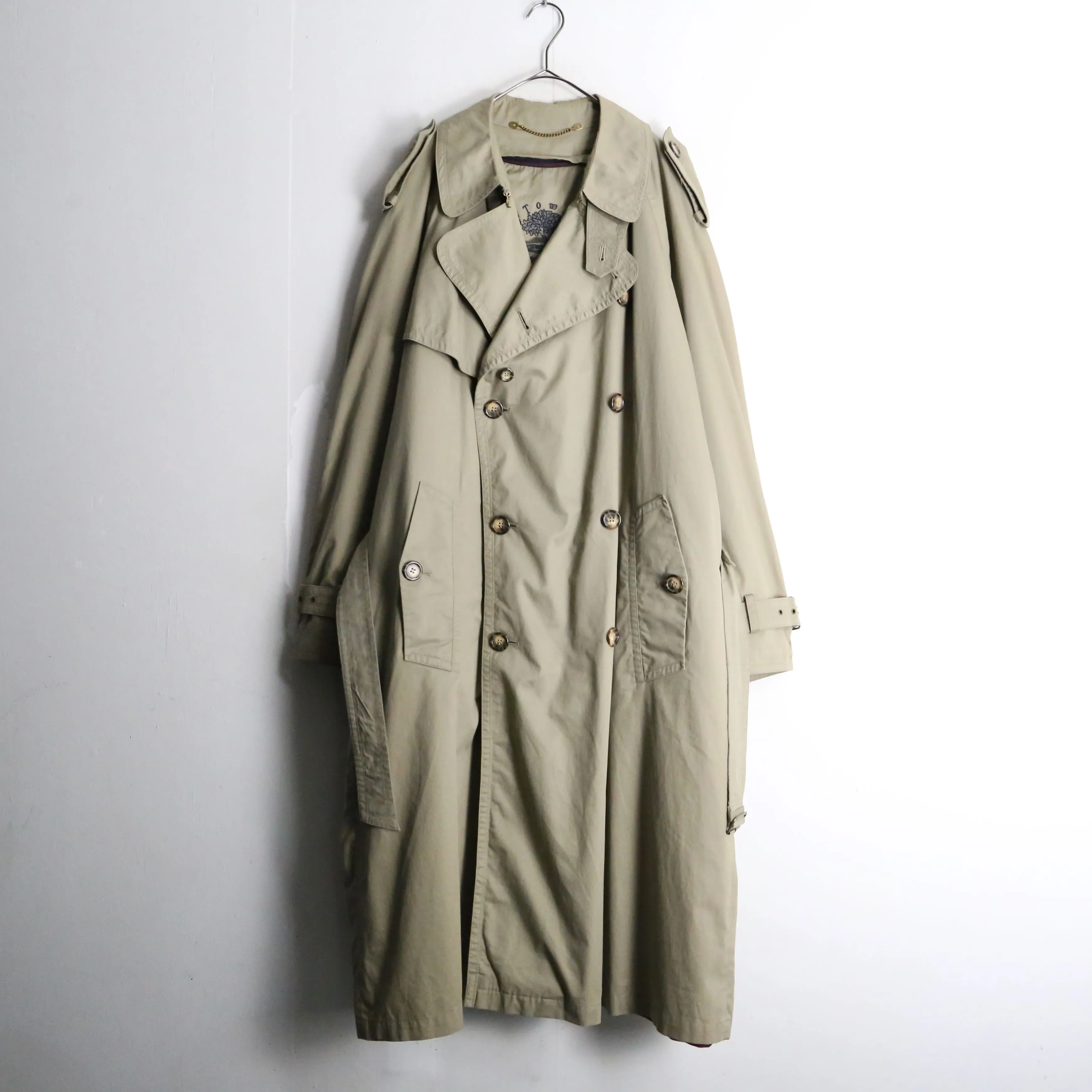 beige color trench coat