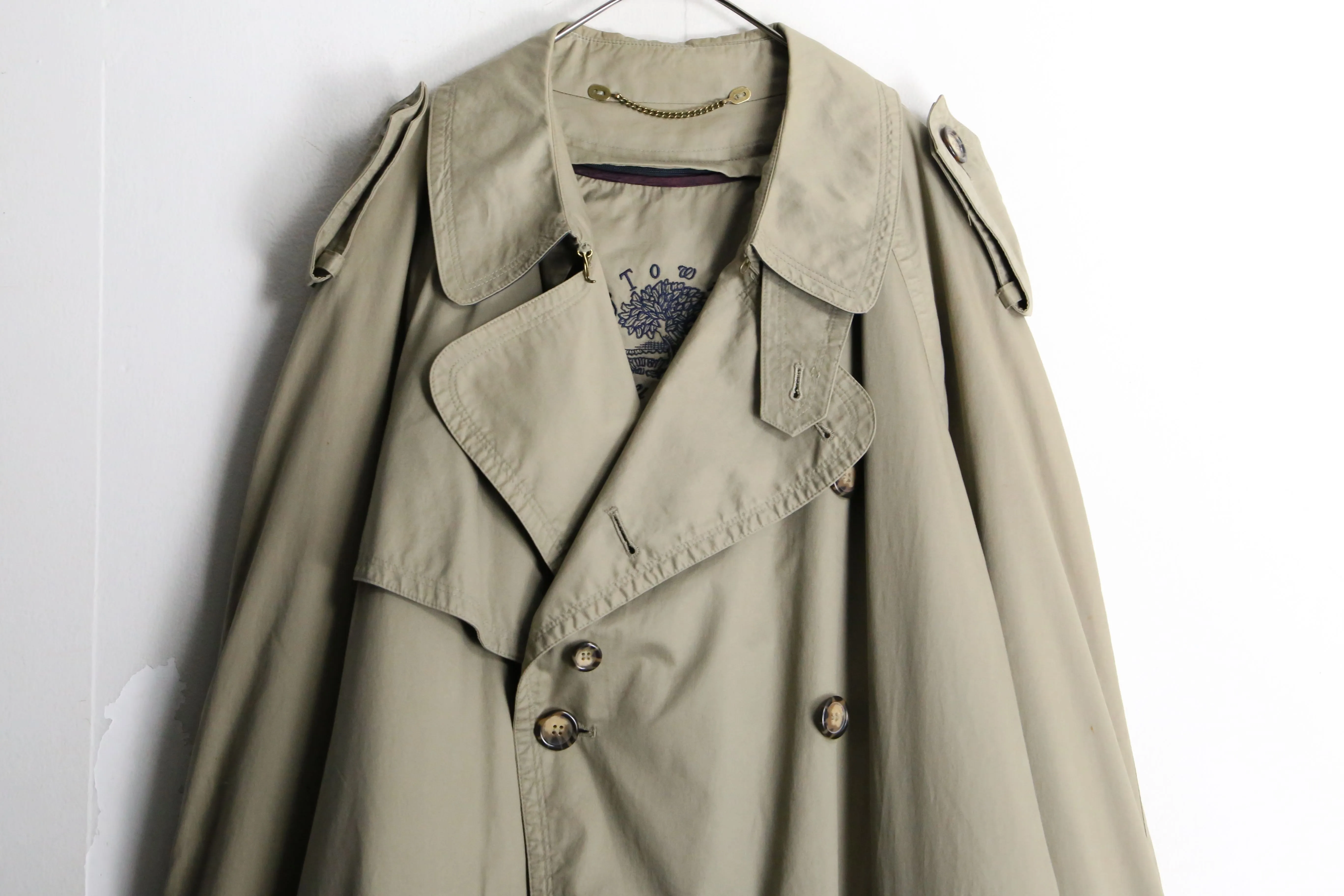 beige color trench coat