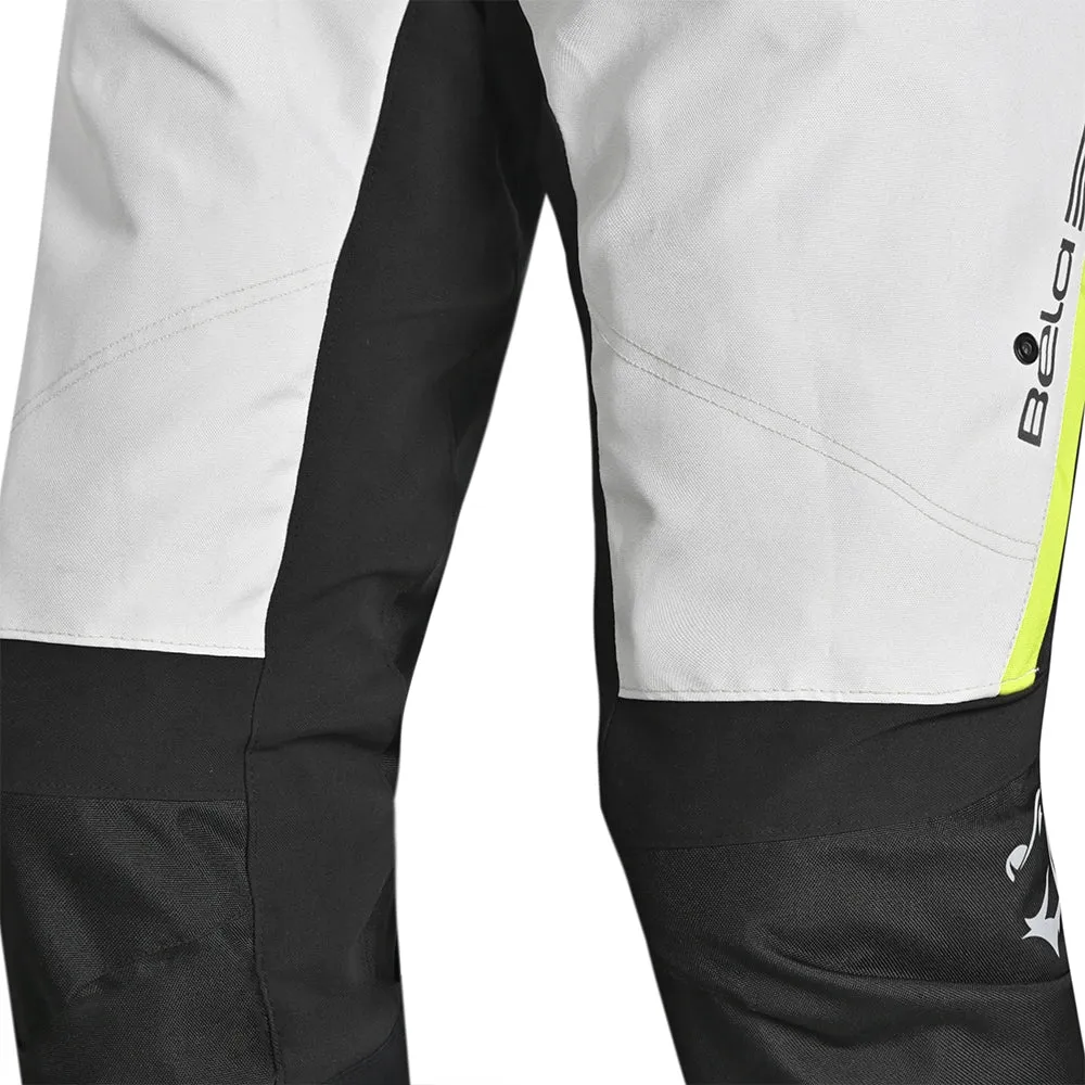 BELA Tour To Snow Motorcycle Textile Pant - Black Ice Yellow