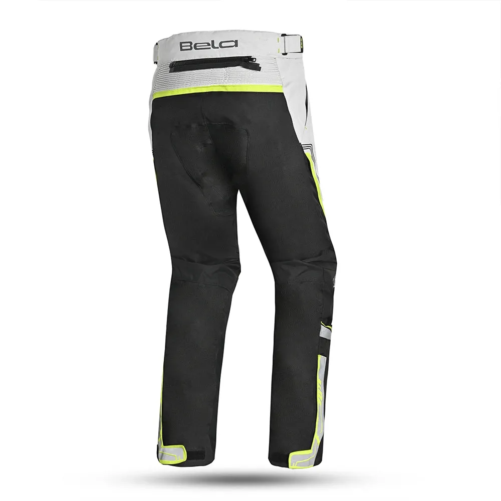 BELA Tour To Snow Motorcycle Textile Pant - Black Ice Yellow