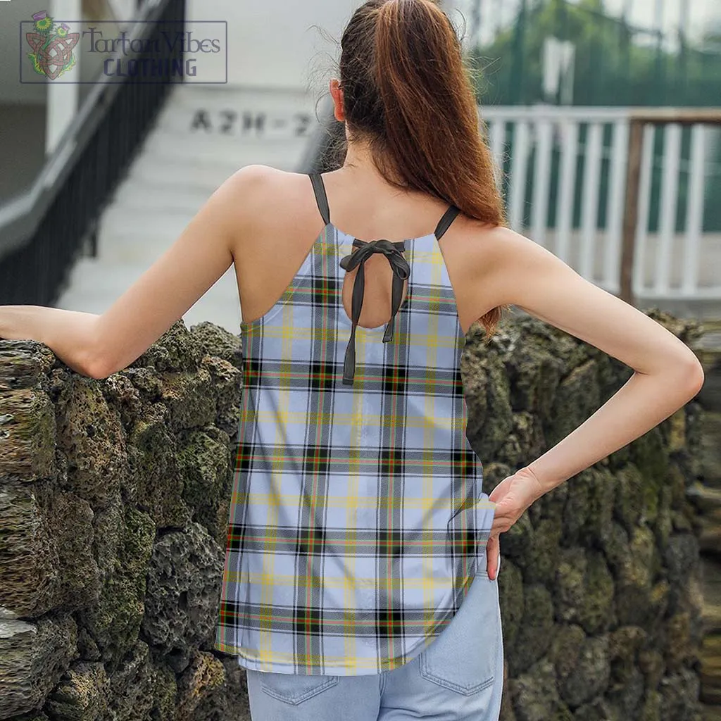 Bell Tartan Loose Halter Neck Camisole