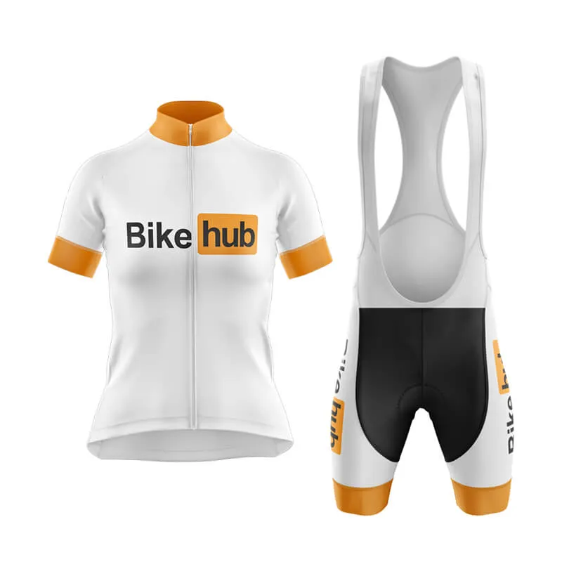 Bike Hub (V1-White) Club Cycling Kit