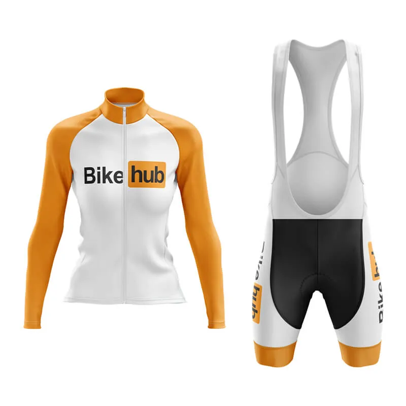 Bike Hub (V1-White) Club Cycling Kit