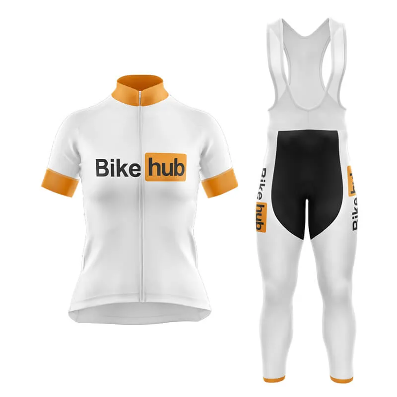 Bike Hub (V1-White) Club Cycling Kit