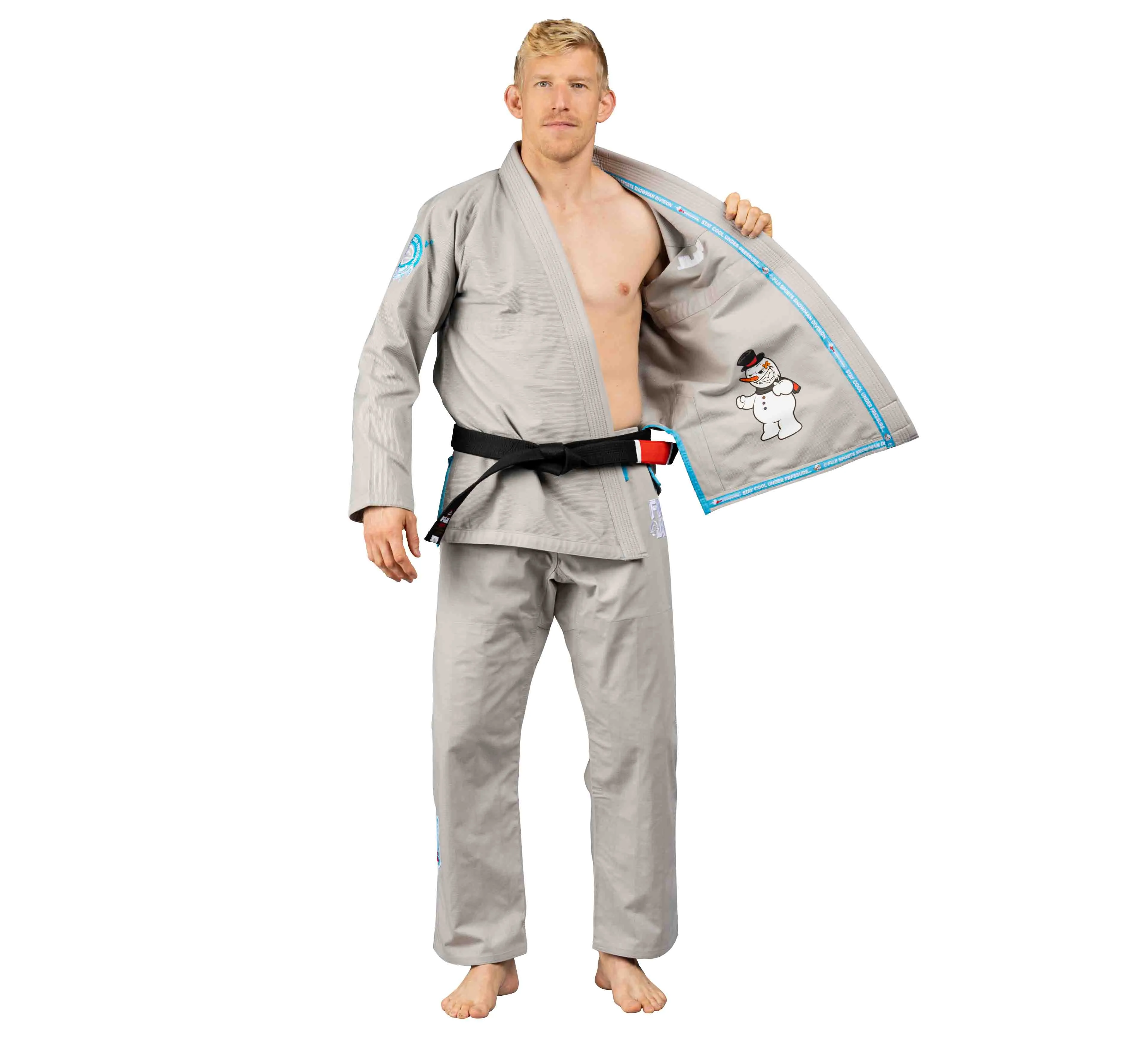 BJJ Suparaito Gi Frosty Edition Grey