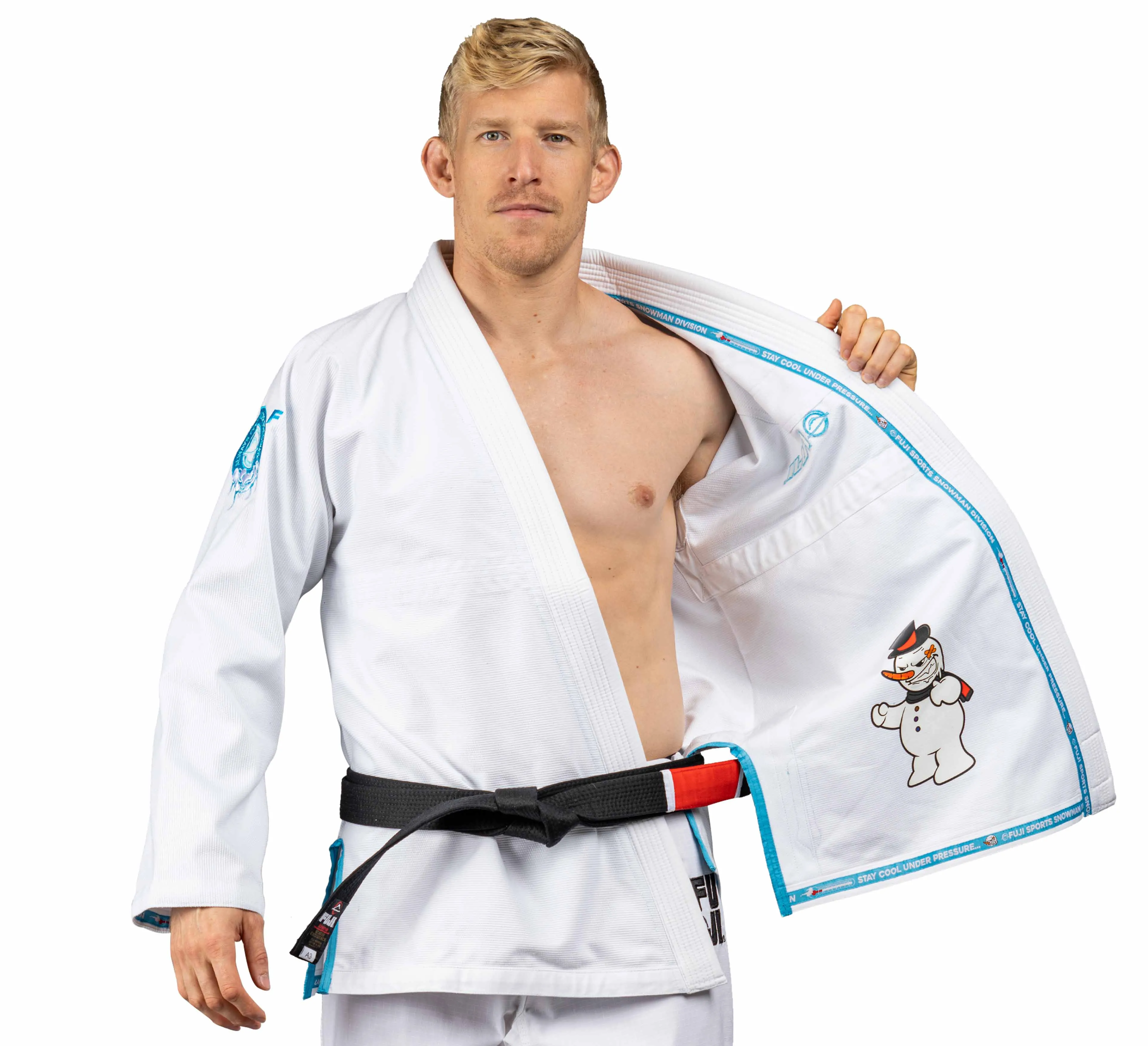 BJJ Suparaito Gi Frosty Edition White