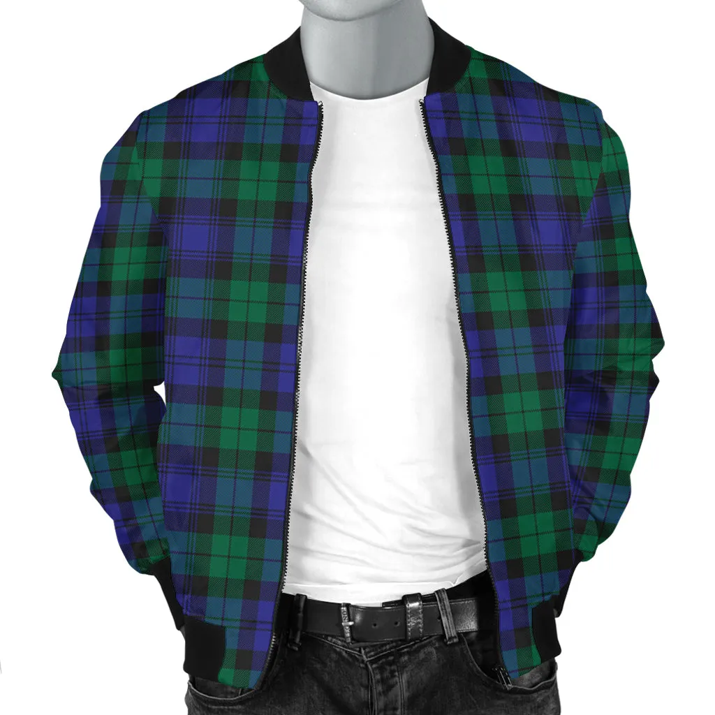 Black Watch Modern Tartan Bomber Jacket