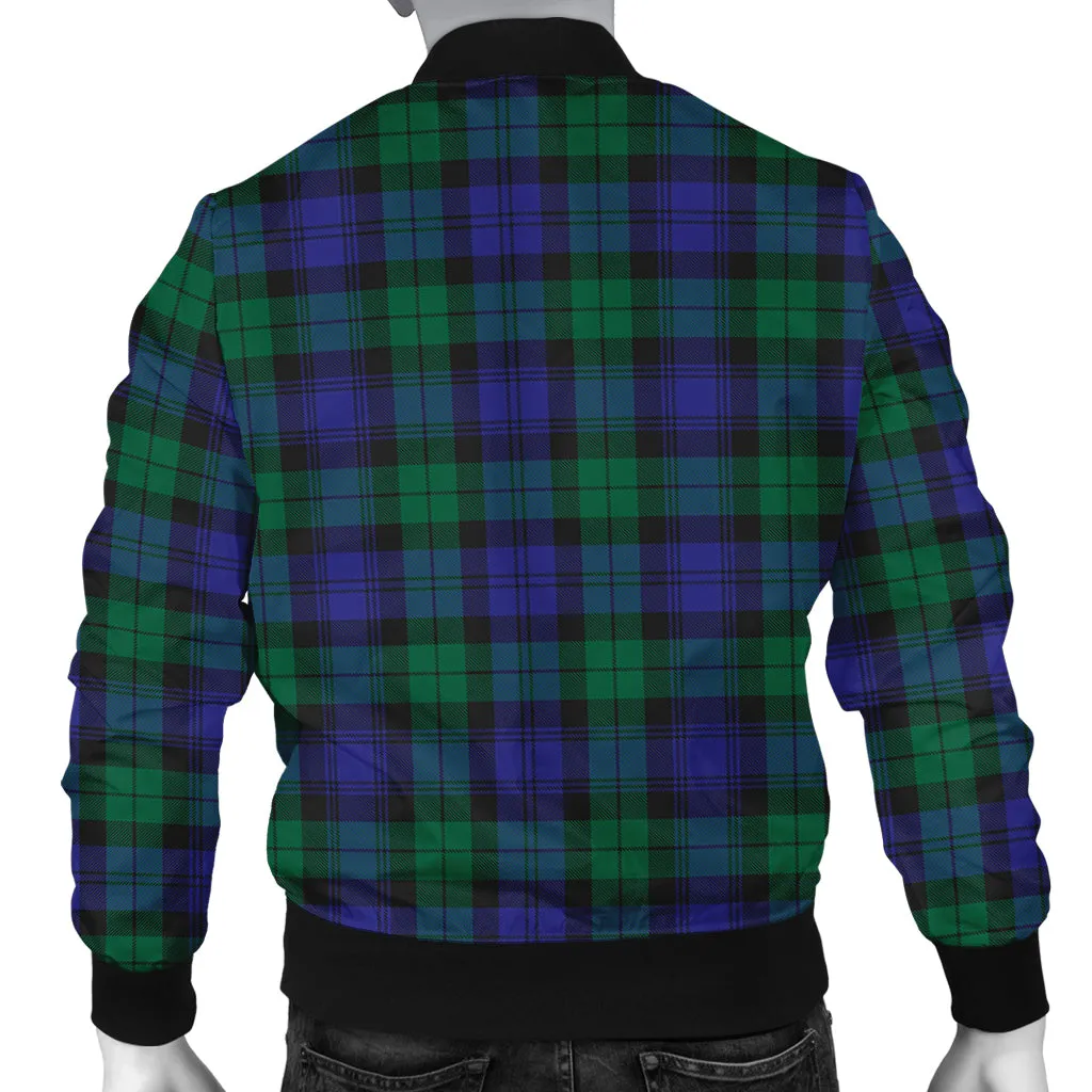 Black Watch Modern Tartan Bomber Jacket