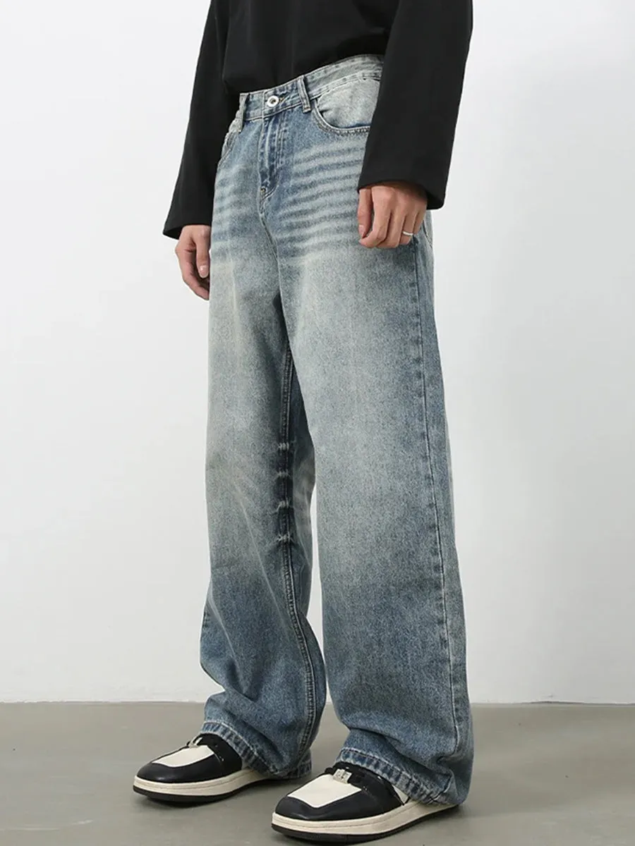 Blue Denim Baggy Jeans