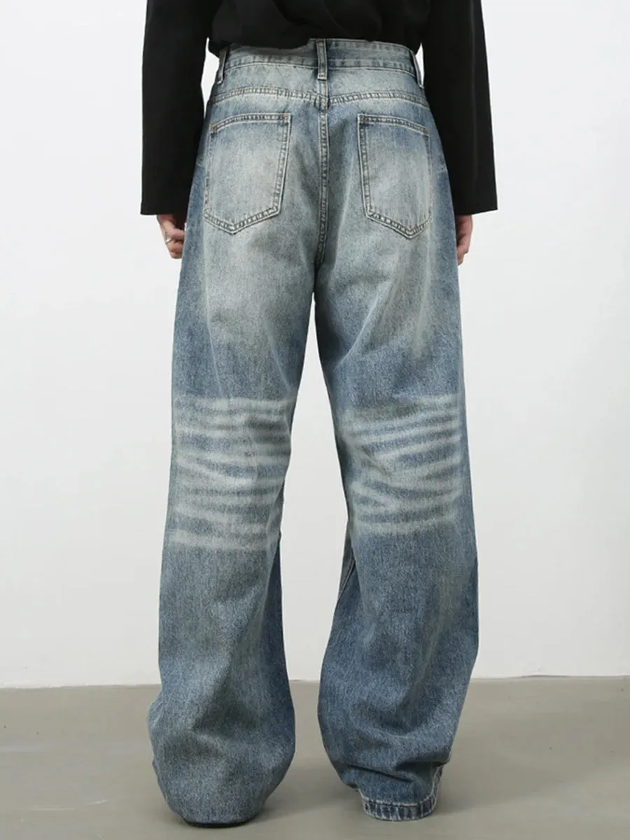 Blue Denim Baggy Jeans