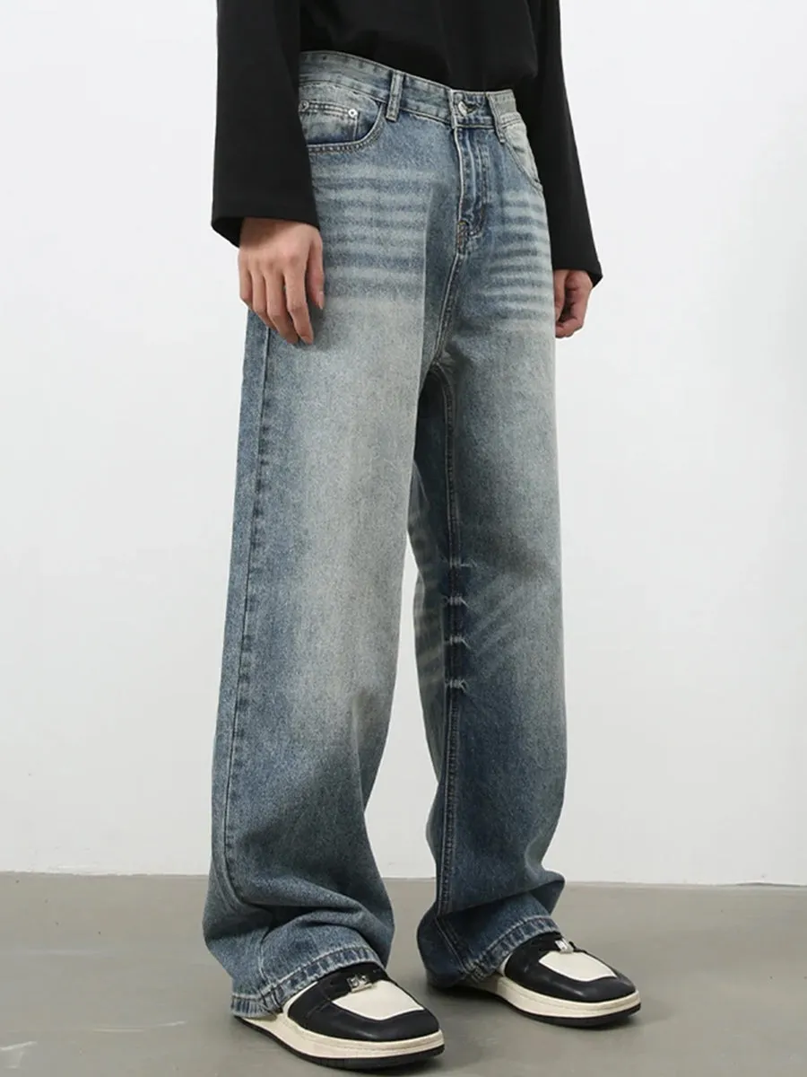 Blue Denim Baggy Jeans