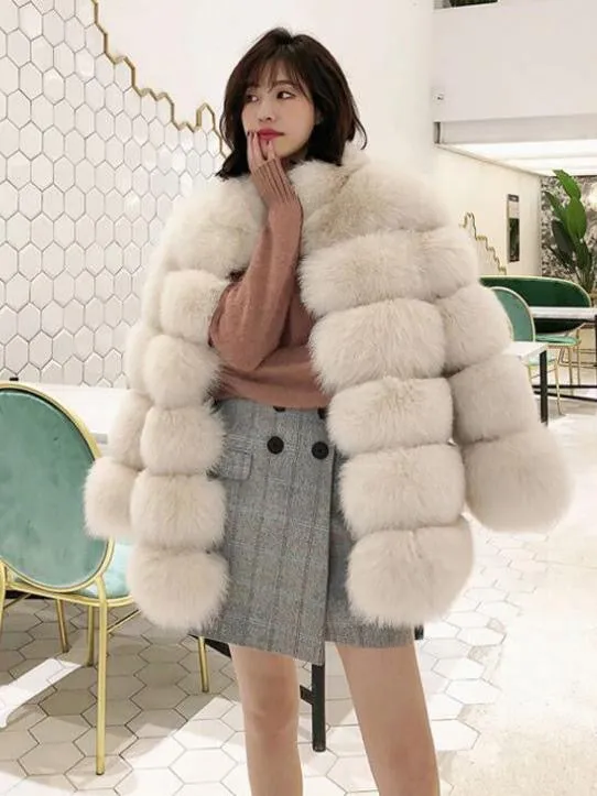 Boss Bubble Faux Fur Coat