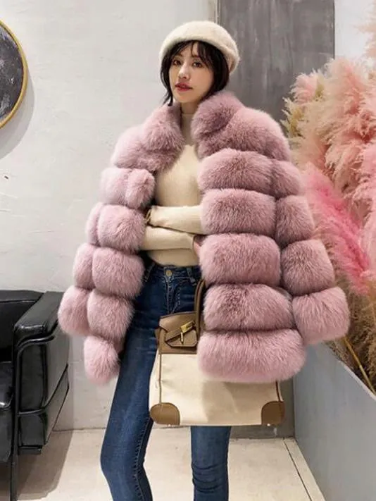 Boss Bubble Faux Fur Coat