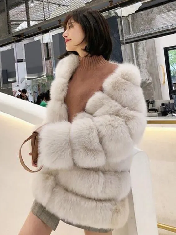 Boss Bubble Faux Fur Coat