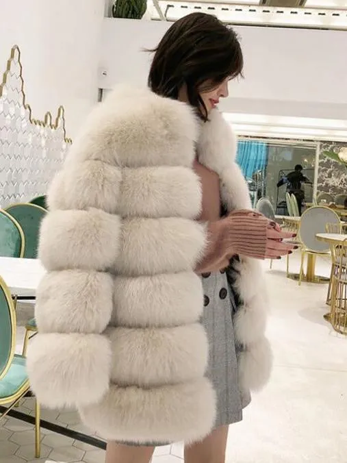 Boss Bubble Faux Fur Coat