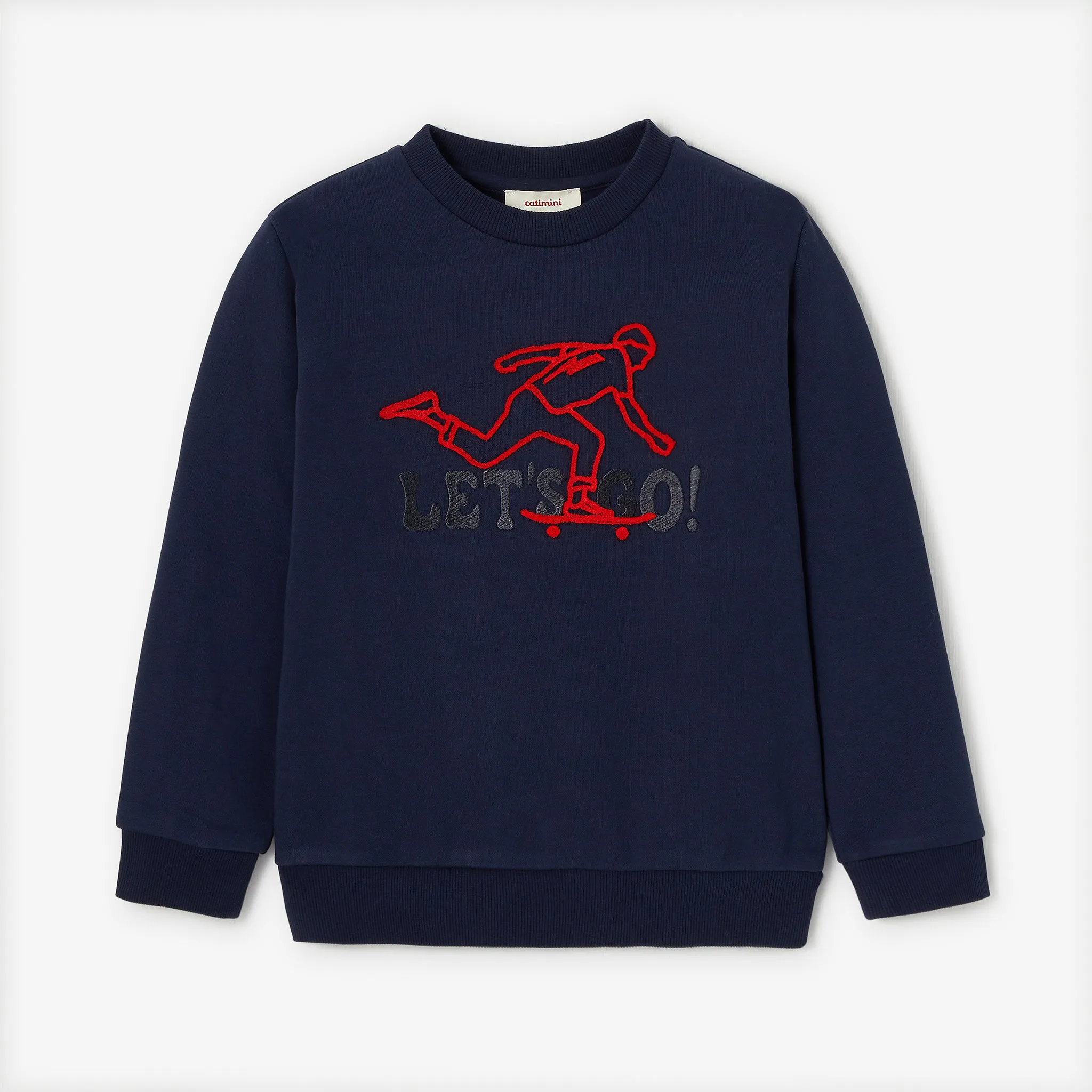 Boys' navy blue sweatshirt