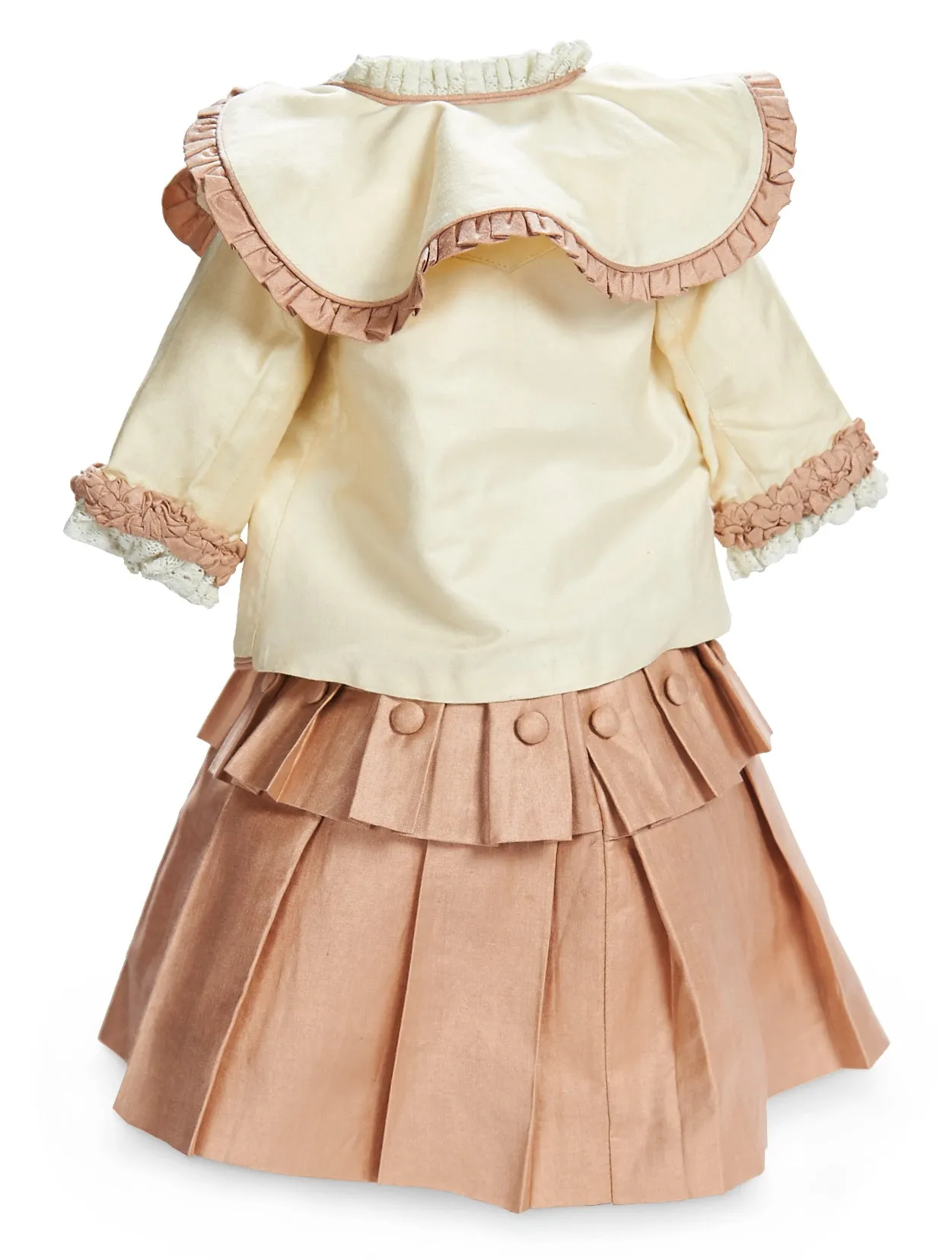 Buttercream & Ecru French Silk Ensemble