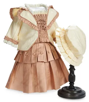 Buttercream & Ecru French Silk Ensemble